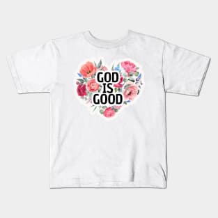 God is good - Gifts with Christian quotes Kids T-Shirt